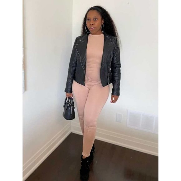 (NWT) - Stretchy Sleeveless, Tank Style Double Layer Jumpsuit - Picture 1 of 4